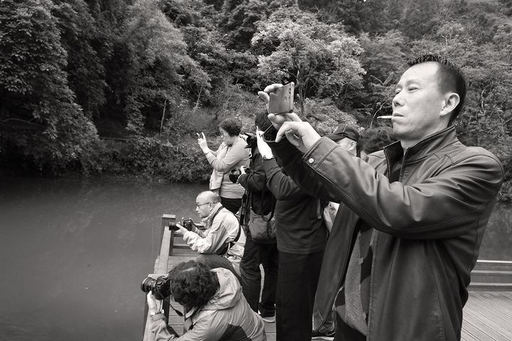 Fotoshooting, im Nationalpark Xiaoqiong in Libo | Guizhou