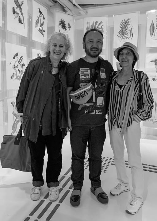 My friends since more that 20 years: Liz Miller, James Kudo and Selma Daffre.