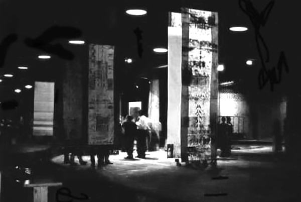 Stefani's Installation "Blutbahnen" SESC Pompeia, São Paulo | 1994