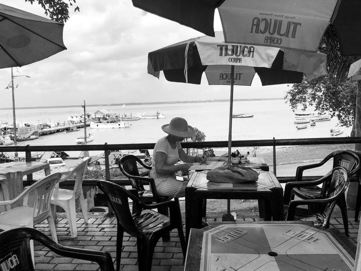Painting at a restaurant on the promenade of Icoaraçi | 2021