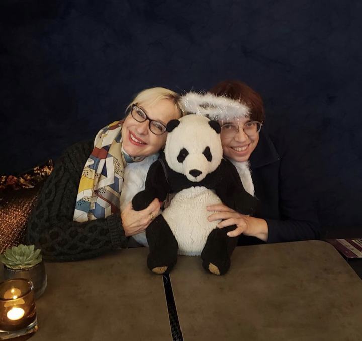 Stefani Peter left, Heike Hahn right 2021